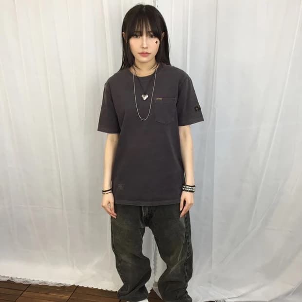AVIREX LTD Washed Pocket Tee