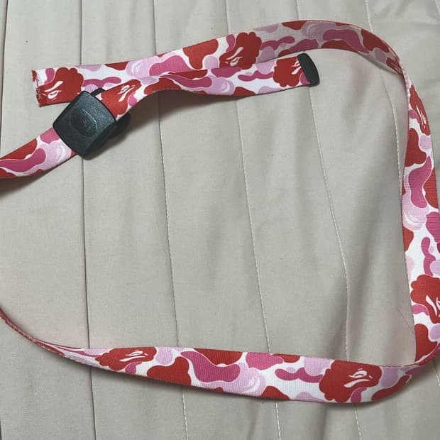 Bape 베이프 핑크 카모 핑계 벨트 후드집업 후드