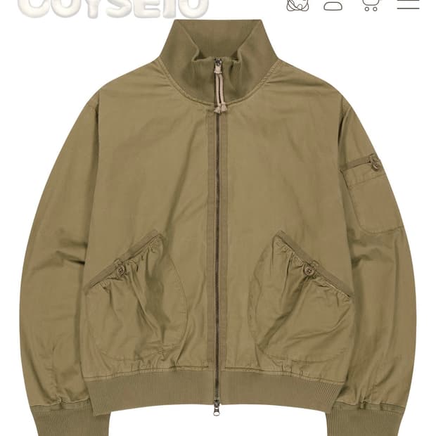 새상품 코이세이오 봄버 베이지 2사이즈