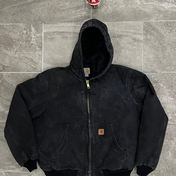 (L) 칼하트 후드 덕 액티브 자켓 J130 BLK 블랙