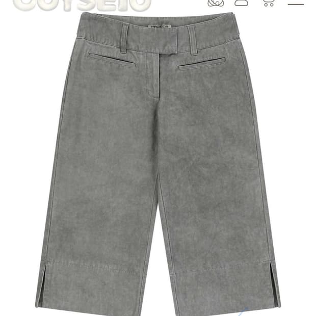 코이세이오 더블 카프리 팬츠