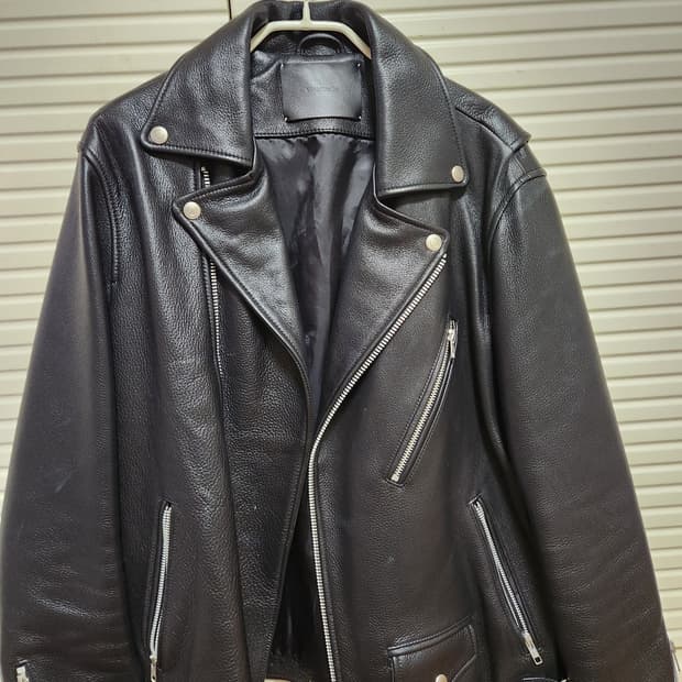 천연가죽 라이더 자켓