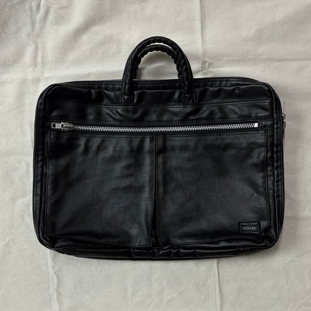 요시다포터 투웨이 코티드 브리프케이스/ 포터 코팅 캔버스 브리프케이스