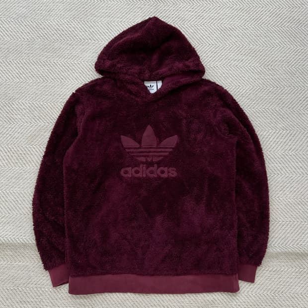 아디다스 빅로고 플리스 후드티 r2635