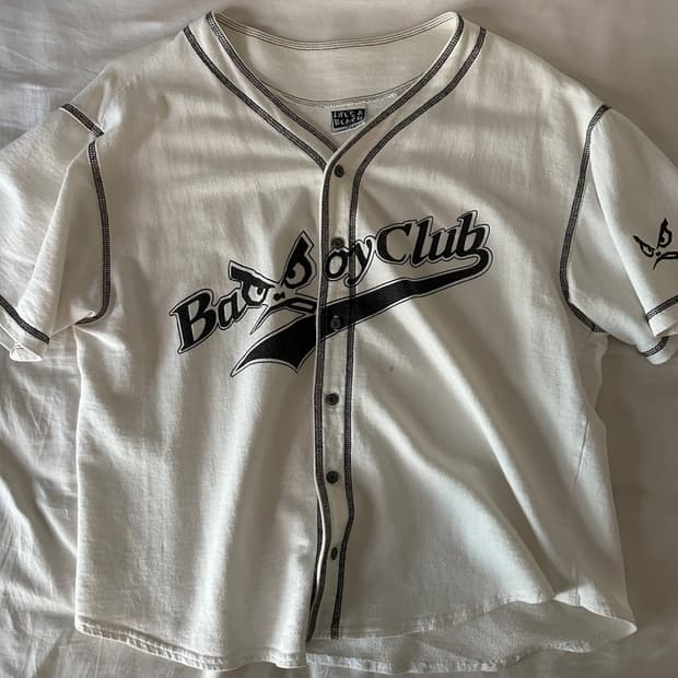 90s 빈티지 bad boy club 베이스볼 져지