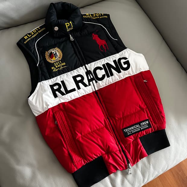 폴로 랄프로렌 빅포니 레이싱 패딩조끼 S