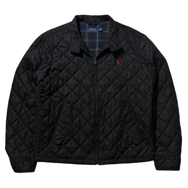 폴로 랄프로렌 퀼팅 바라쿠타 헤링턴 블루종 자켓