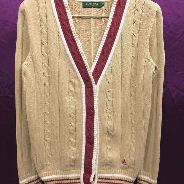 빈폴 여성 니트 가디건 90