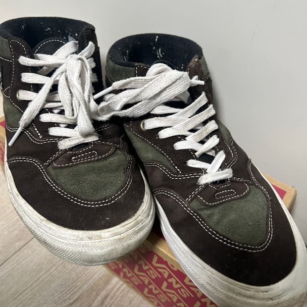 반스 하프캡 '92 (Vans Half Cab '92) - 브라운/그린