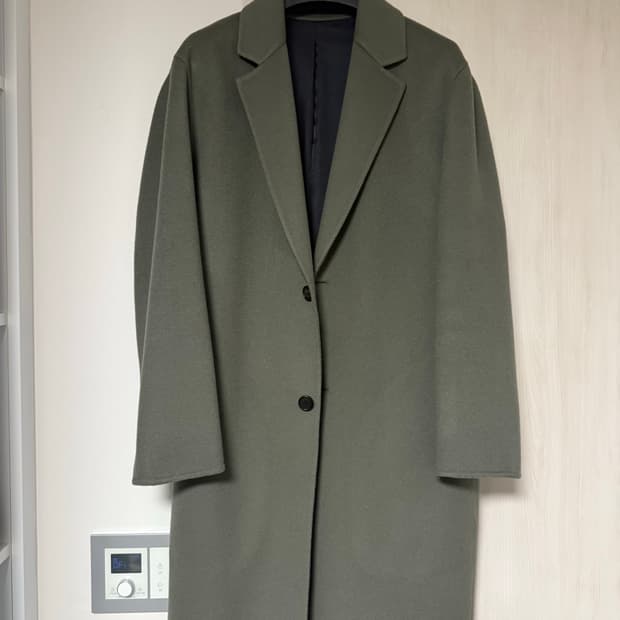 캘빈클라인 카키그레이 캐시 싱글코트 48