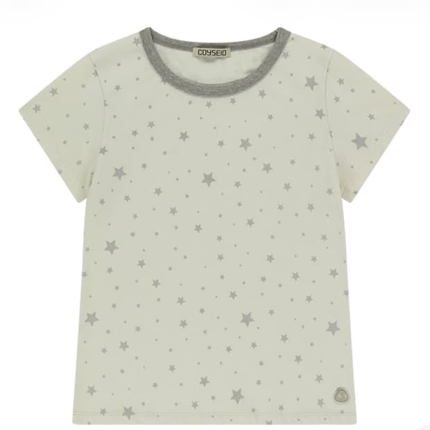 코이세이오 밀키 스타 티셔츠 아이보리