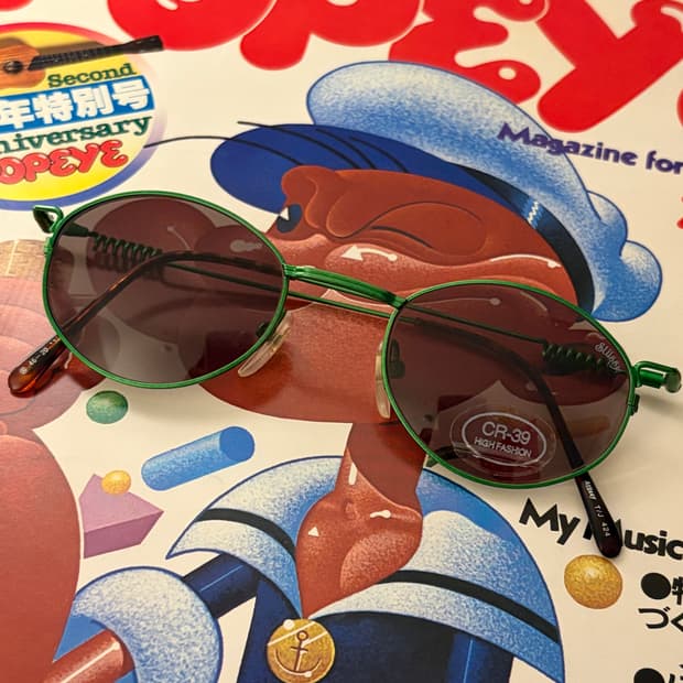 [데드스탁] 90s 올드 스투시 stussy 안경테 그린 컬러