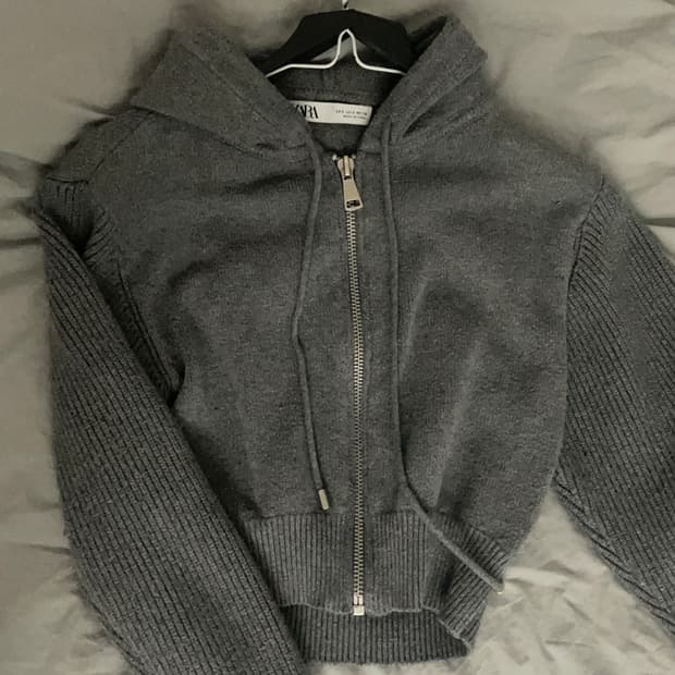 ZARA 자라 크롭 니트 자켓 S