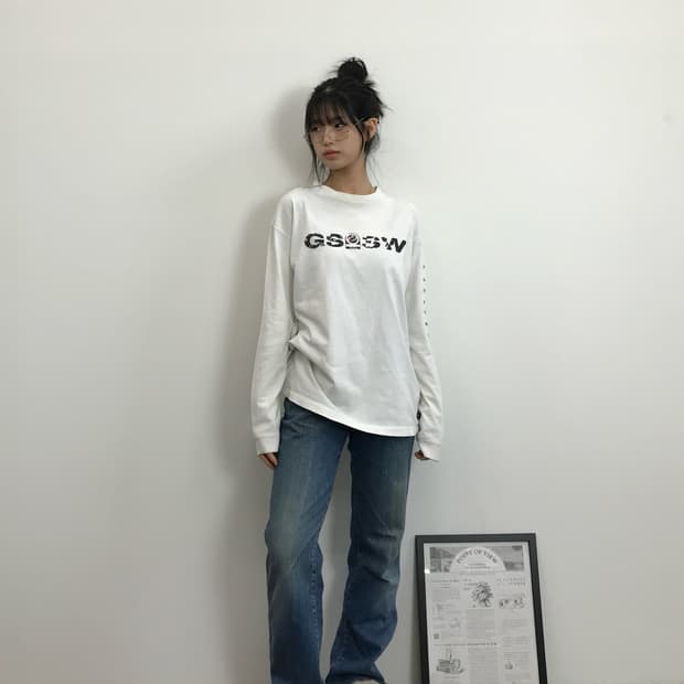 00's Gotcha GSDW Logo Long Sleeve