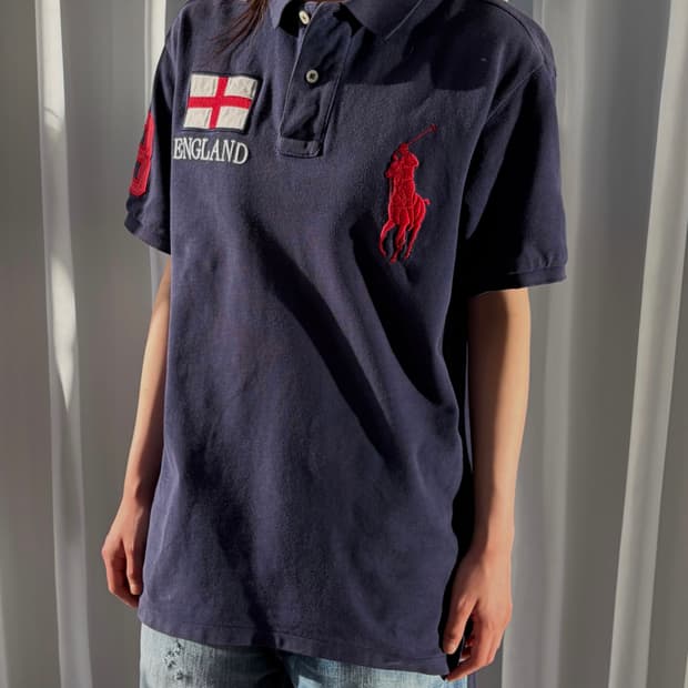 [M]폴로 랄프로렌 빅포니 잉글랜드 영국 치프키프 카라 티셔츠