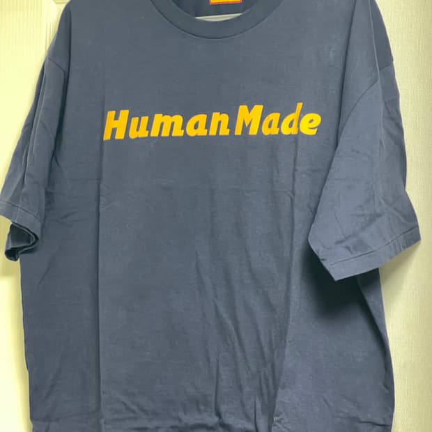 휴먼메이드 그래픽 티셔츠 네이비XL