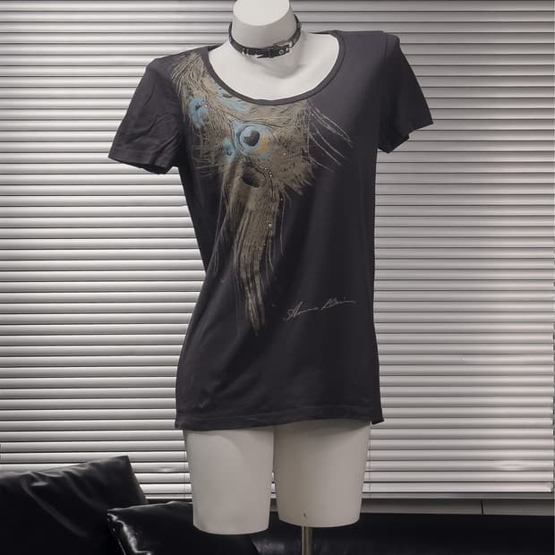 {UNKNOWN} Peacock Graphic Slim Tee