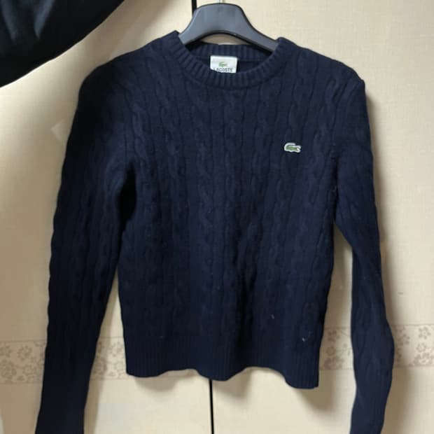 라코스테 꽈배기 니트 여성용