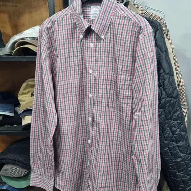 (BROOKS BROTHERS) 95size 리젠트핏 체크셔츠 상태최상