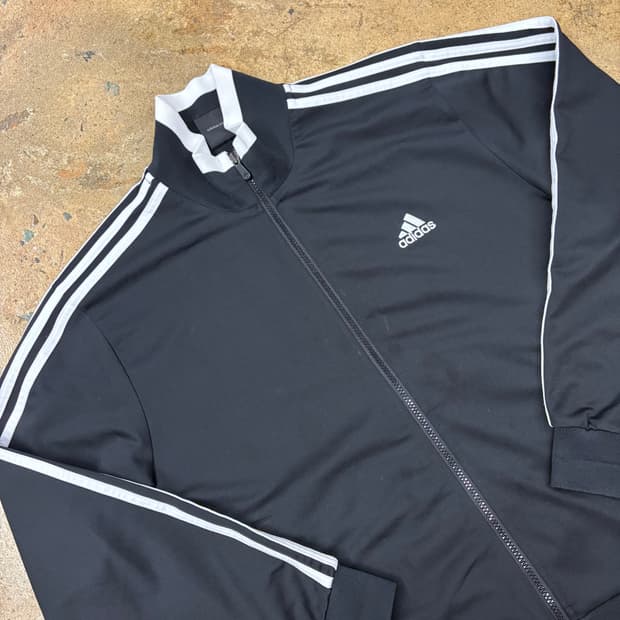 [정품/105] 아디다스 블랙 삼선 트랙 자켓 b16