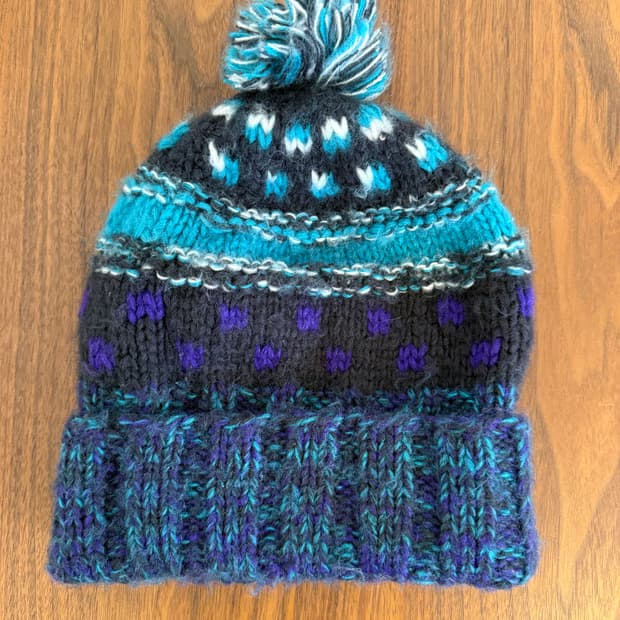 빈티지 노르딕 패턴비니