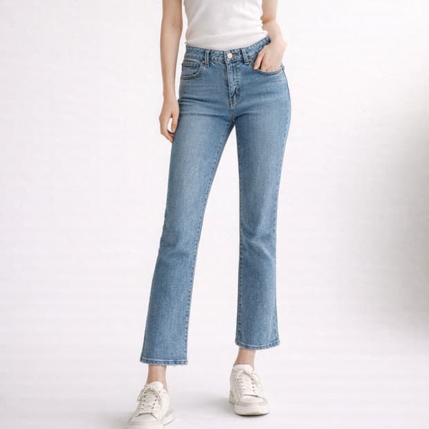 게스 여성 데님 슬림 부츠컷