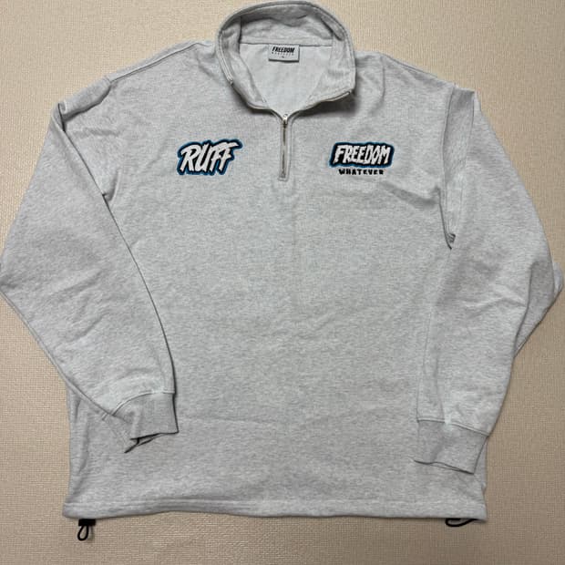 [XL]프리덤 러프디젤 하프집업 스웨트셔츠