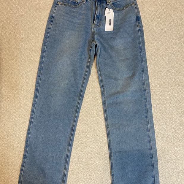 토피 와이드 데님 팬츠 s