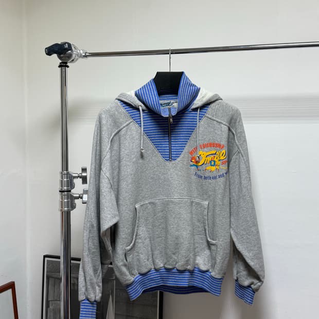 빈티지 𝗢’𝗻𝗲𝗶𝗹𝗹 후디 집업 그레이