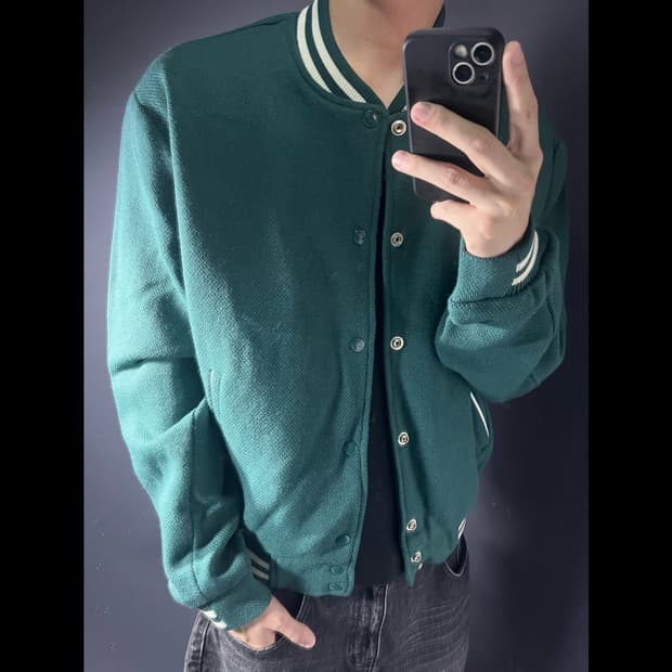 ROLLING STUDIOS 울 바시티 자켓