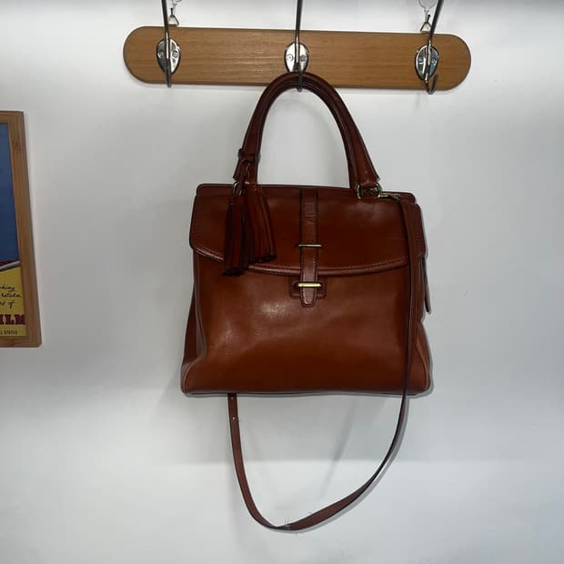 COACH 코치 가죽 숄더백 
