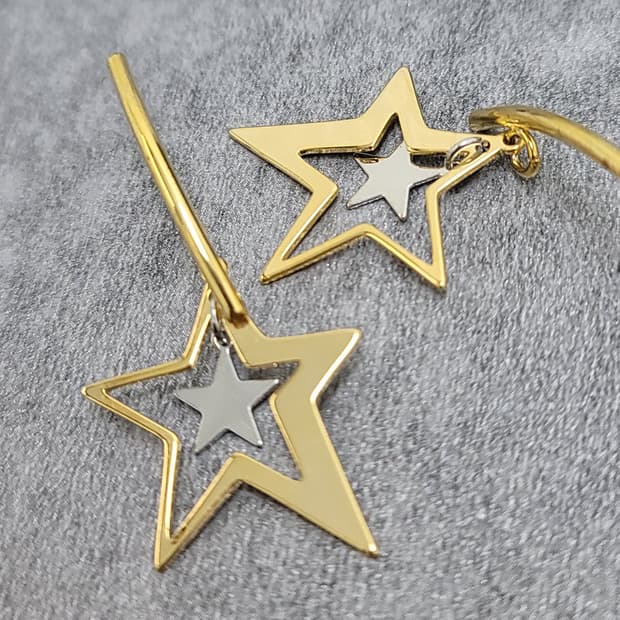 star earrings