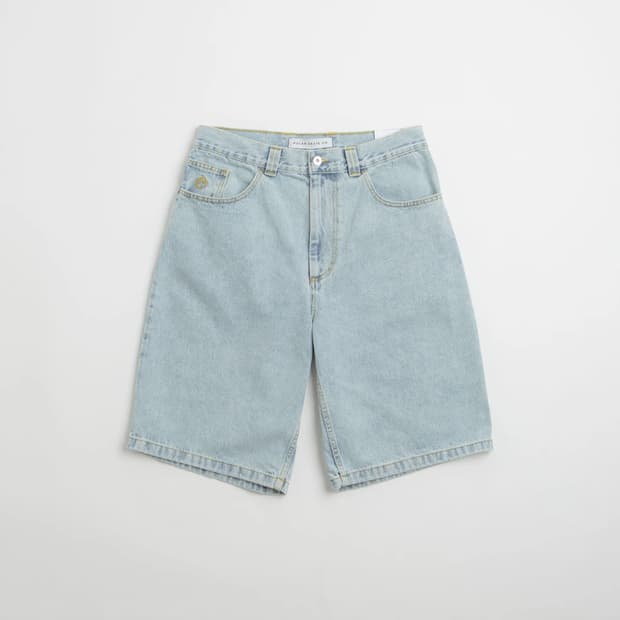 polar bigboy  shorts - light blue