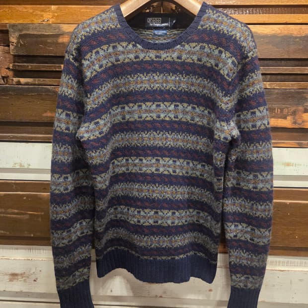 00'S 랄프로렌 페어아일니트 