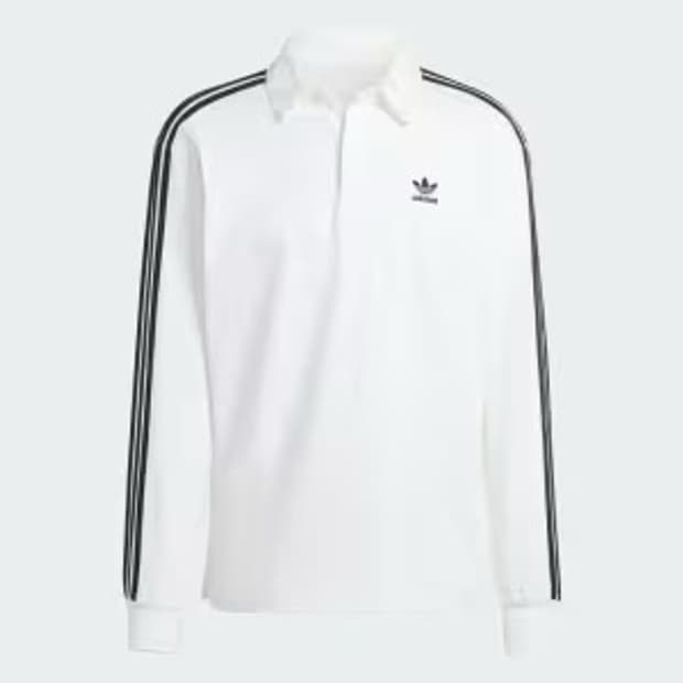 Adidas 아디다스 럭비폴로 스웻셔츠 흰검
