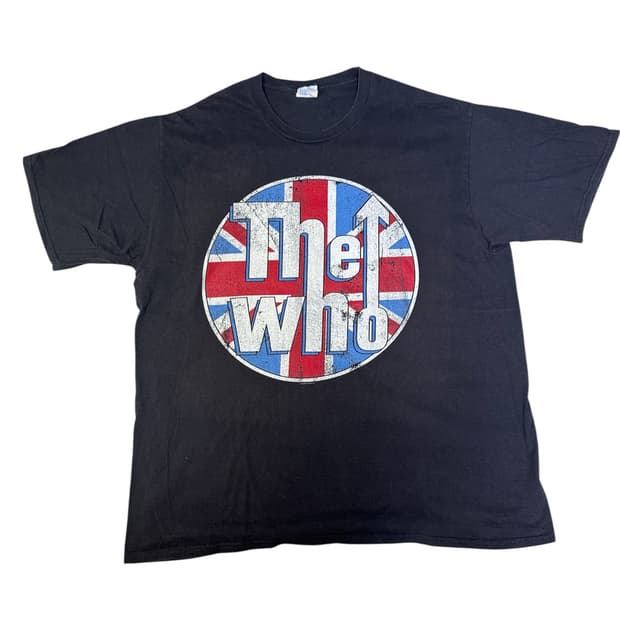 빈티지 더후 the who 밴드 티셔츠 XL