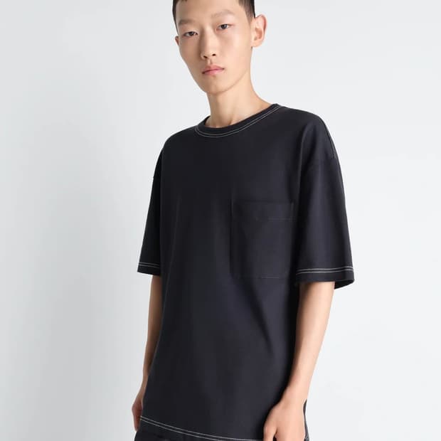 [M,L,XL]르메르 26ss 박시 티셔츠/Urchin