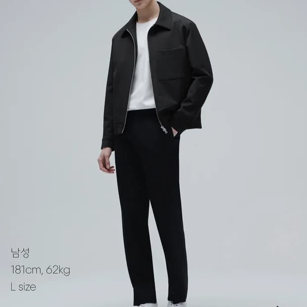 무신사 릴렉스핏 미니멀 자켓 남자100