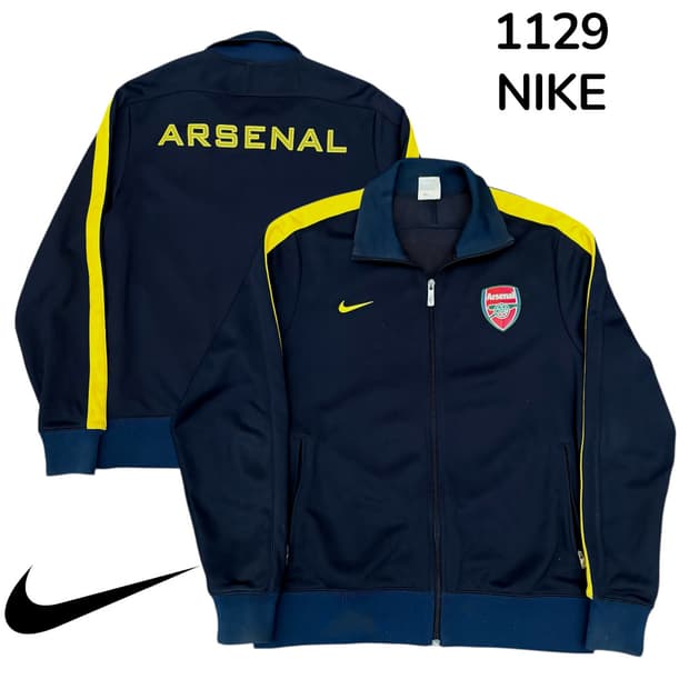 나이키 아스날 네이비 옐로 져지 XXL