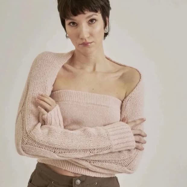 쓰리타임즈 캔디 볼레로 & 탑 핑크