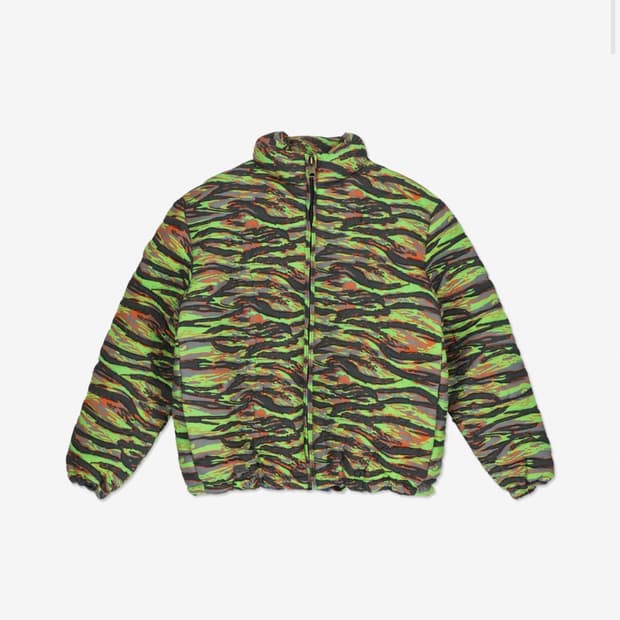 erl 카모 패딩 푸퍼 이알엘 m erd 팔리 