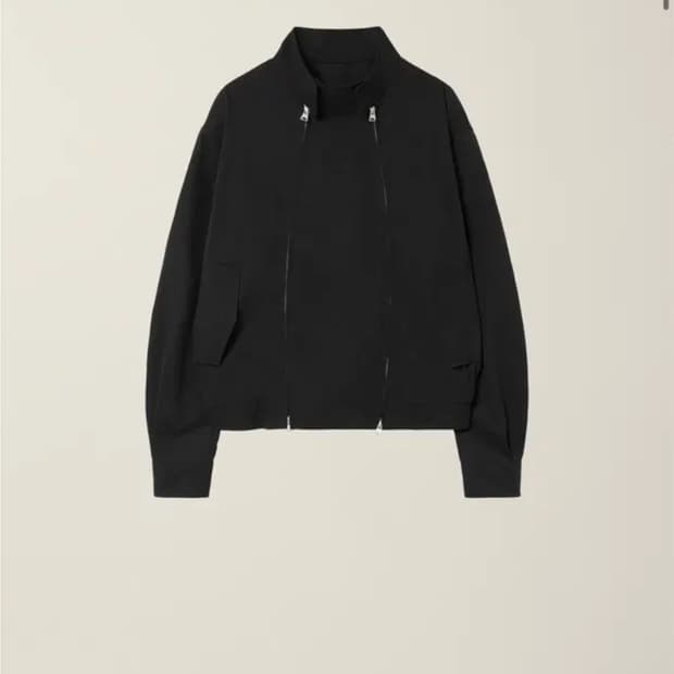 누마레 DOUBLE ZIP HARRINGTON JACKET BLAC