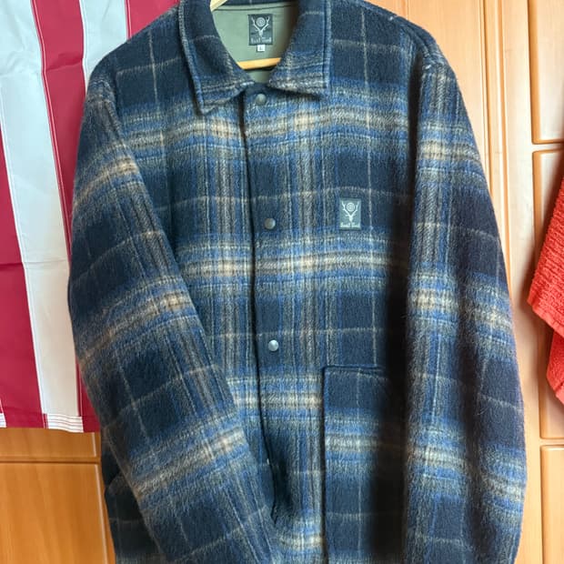 남이서팔 프레이드 체크 코치자켓