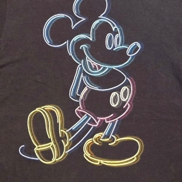 90s빈티지 미키 티셔츠
