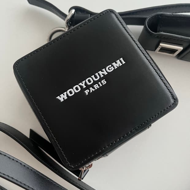 우영미 삼성 z플립 가죽 케이스 미니 크로스뱃