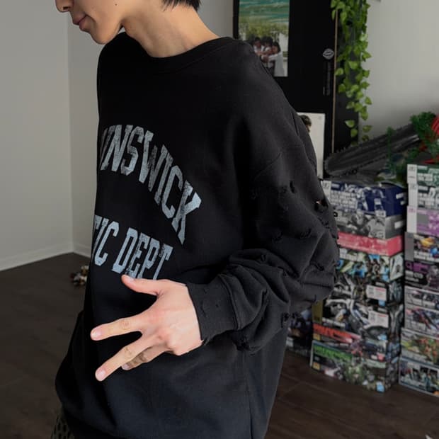 Journal Standard 대미지 스웻 셔츠