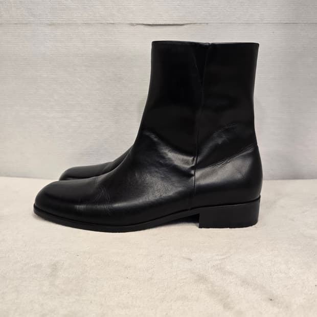 Y.S.H. 블랙 가죽 앵클부츠 265~270