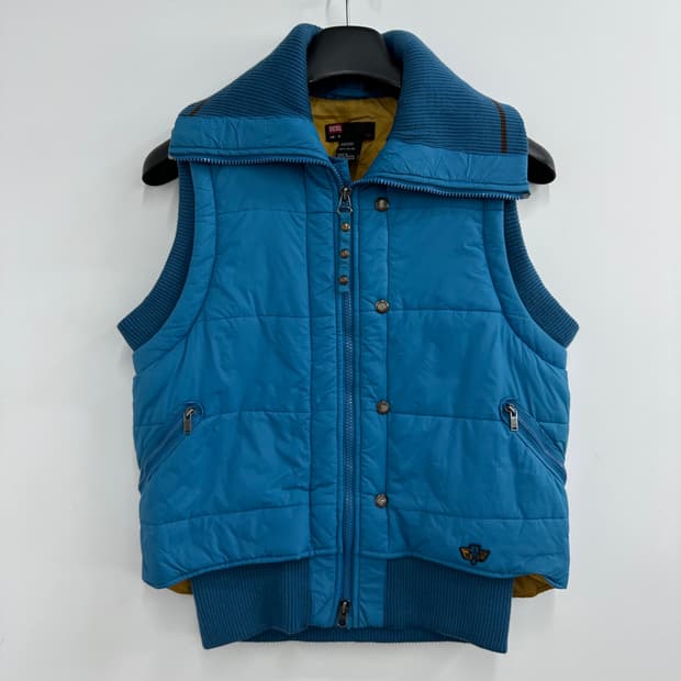 95 디젤 y2k 여자 웰론 패딩조끼