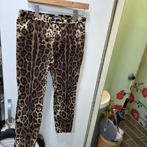 돌체앤가바나 호피 슬랙스