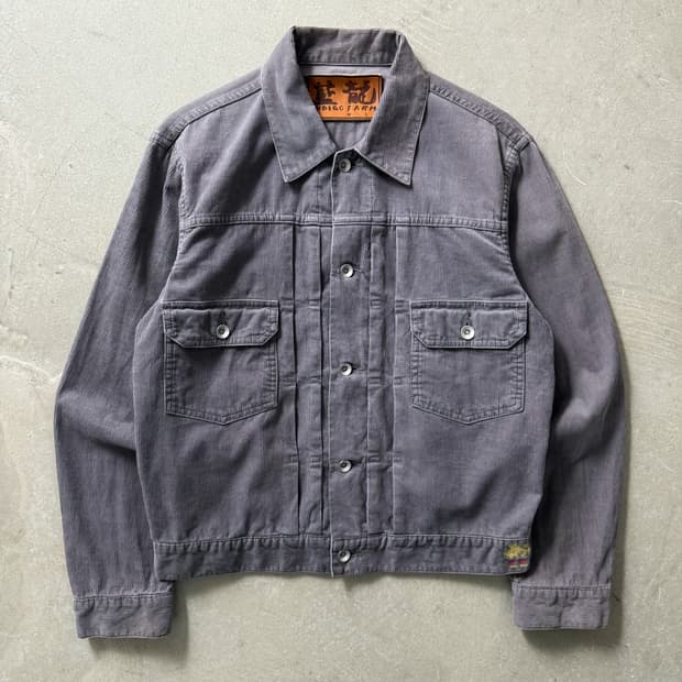 Indigo Farm Corduroy Trucker Jacket